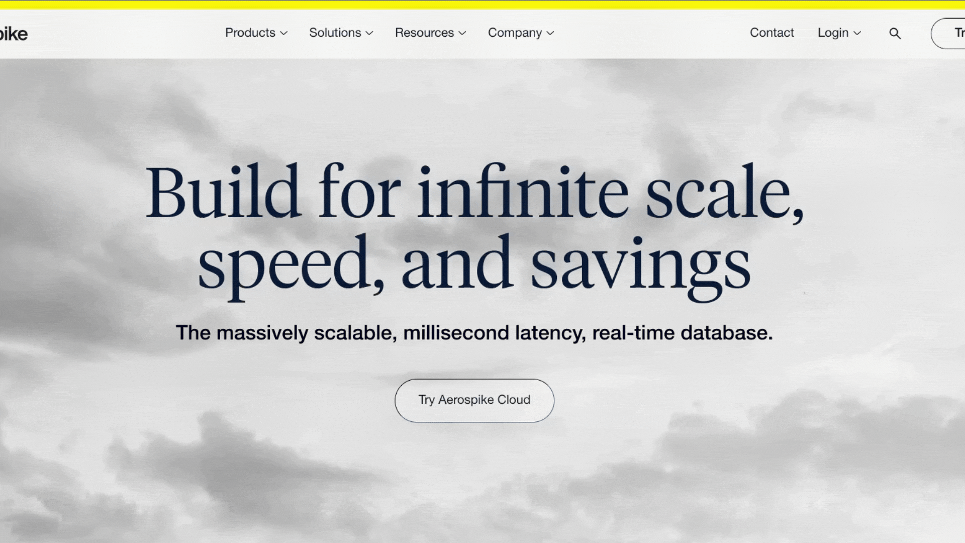 Aerospike Landing Page