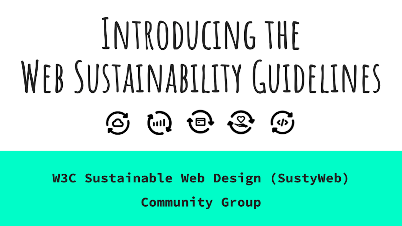 introducing the web sustainability guidelines