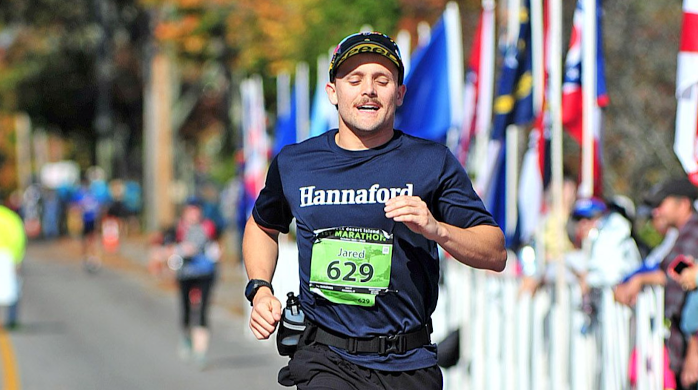Jared Starkey finishes MDI Marathon